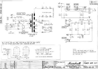 Marshall - 2500 Slx -Poweramp Thumbnail