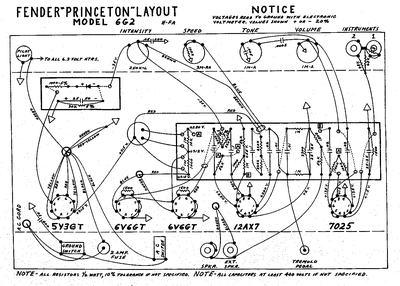 Fender - Princeton 6g2 -Layout Thumbnail