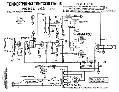 Fender - Princeton 6g2 -Schematic Thumbnail