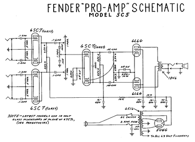 Fender - Pro 5c5 -Schematic Thumbnail