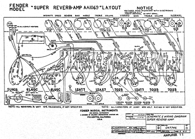 Fender - Super Reverb aa1069 -Layout Thumbnail
