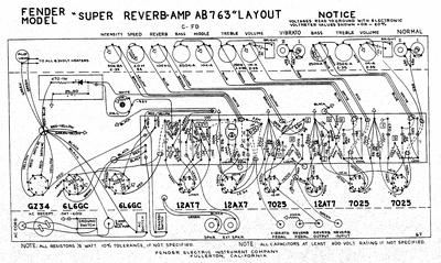 Fender - Super Reverb ab763 -Layout Thumbnail