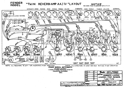 Prowess Amplifiers - Fender - Schematics - Twin Reverb aa270 - Layout
