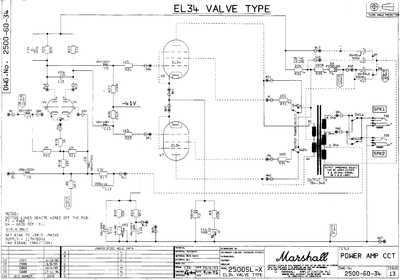 El34 world schematics switch