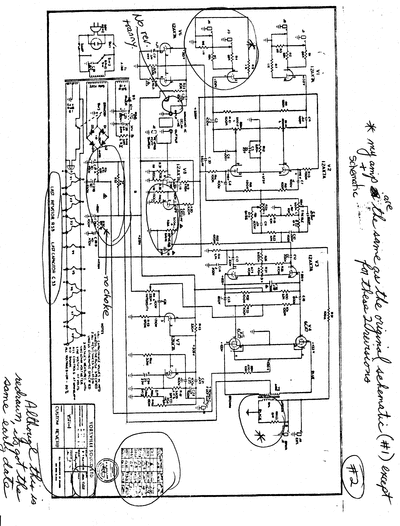 Prowess Amplifiers - Traynor - Schematics - Custom Reverb Ysr 1 - Version 1